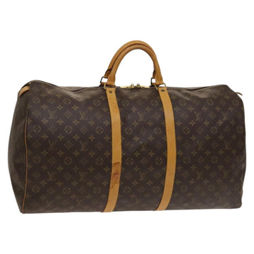 LOUIS VUITTON Monogram Keepall 60 Boston Bag M41422 LV Auth 122488