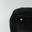 CHANEL Chain Tote Bag Cotton Black Gold CC Auth 122490-9
