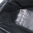 CHANEL Chain Tote Bag Cotton Black Gold CC Auth 122490-19