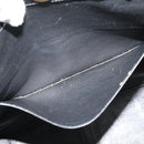 CHANEL Chain Tote Bag Cotton Black Gold CC Auth 122490-20