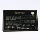 CHANEL Chain Tote Bag Cotton Black Gold CC Auth 122490-12