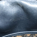 Christian Dior Trotter Canvas Hand Bag Navy Gold Auth 122491-10