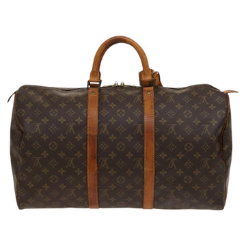 LOUIS VUITTON Monogram Keepall 50 Boston Bag M41426 LV Auth 122502 - 0