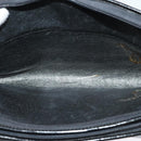 Christian Dior Trotter Canvas Shoulder Bag Navy Gold Auth 122509-10