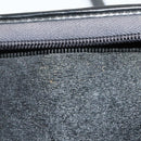 Christian Dior Trotter Canvas Shoulder Bag Navy Gold Auth 122509-11