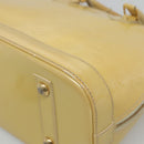 LOUIS VUITTON Monogram Vernis Alma PM Handtas Broncorail M91445 LV Auth 122513-14