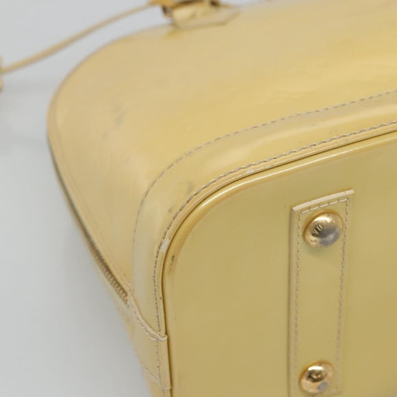 LOUIS VUITTON Monogram Vernis Alma PM Handtas Broncorail M91445 LV Auth 122513