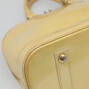 LOUIS VUITTON Monogram Vernis Alma PM Handtas Broncorail M91445 LV Auth 122513-17