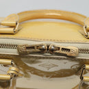 LOUIS VUITTON Monogram Vernis Alma PM Handtas Broncorail M91445 LV Auth 122513-10