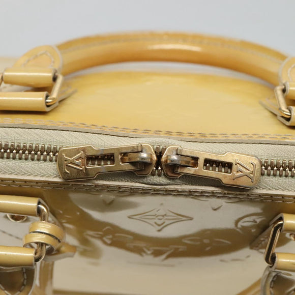 LOUIS VUITTON Monogram Vernis Alma PM Handtas Broncorail M91445 LV Auth 122513