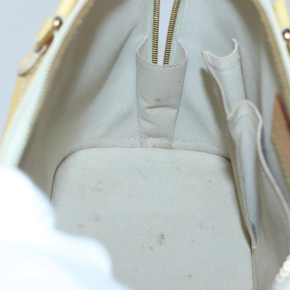 LOUIS VUITTON Monogram Vernis Alma PM Handtas Broncorail M91445 LV Auth 122513