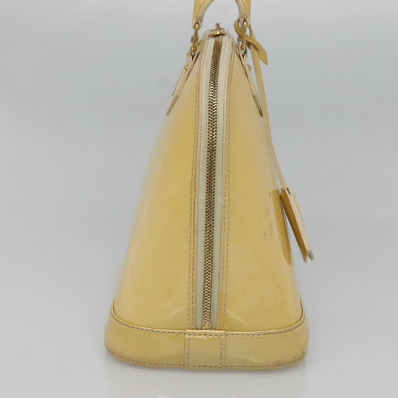 LOUIS VUITTON Monogram Vernis Alma PM Handtas Broncorail M91445 LV Auth 122513