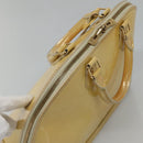 LOUIS VUITTON Monogram Vernis Alma PM Handtas Broncorail M91445 LV Auth 122513-6