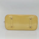 LOUIS VUITTON Monogram Vernis Alma PM Handtas Broncorail M91445 LV Auth 122513-5