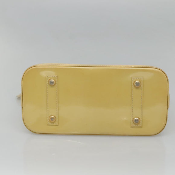 LOUIS VUITTON Monogram Vernis Alma PM Handtas Broncorail M91445 LV Auth 122513