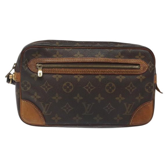 LOUIS VUITTON Monogram Marly Dragonne GM Clutch Bag M51825 LV Auth 122560