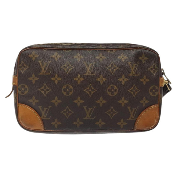 LOUIS VUITTON Monogram Marly Dragonne GM Clutch Bag M51825 LV Auth 122560
