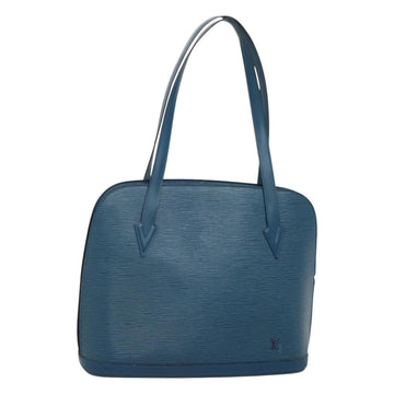 LOUIS VUITTON Epi Lussac Shoulder Bag Blue M52285 LV Auth 122569