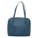 LOUIS VUITTON Epi Lussac Shoulder Bag Blue M52285 LV Auth 122569-13