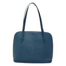 LOUIS VUITTON Epi Lussac Shoulder Bag Blue M52285 LV Auth 122569-2