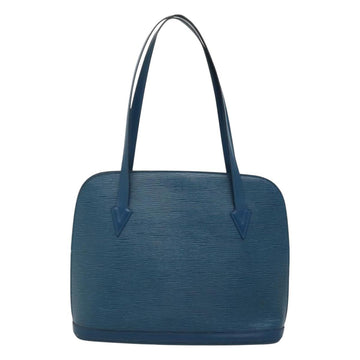 LOUIS VUITTON Epi Lussac Shoulder Bag Blue M52285 LV Auth 122569 - 0