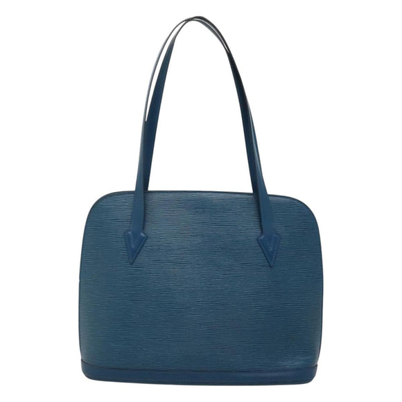 LOUIS VUITTON Epi Lussac Shoulder Bag Blue M52285 LV Auth 122569