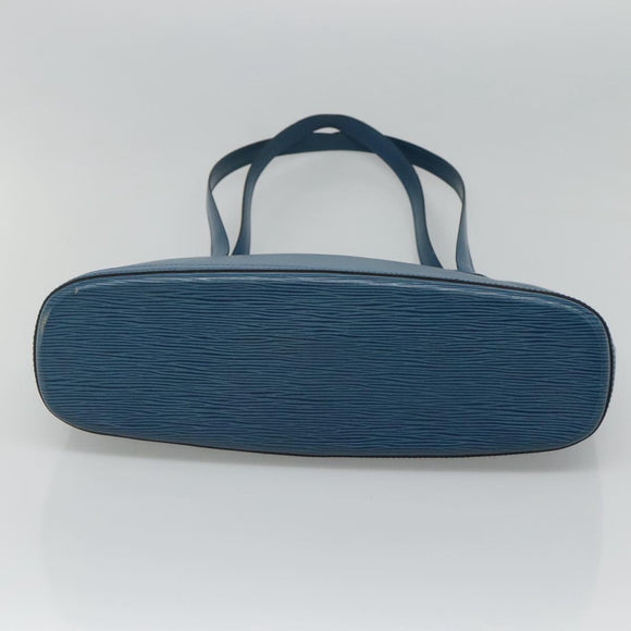 LOUIS VUITTON Epi Lussac Shoulder Bag Blue M52285 LV Auth 122569
