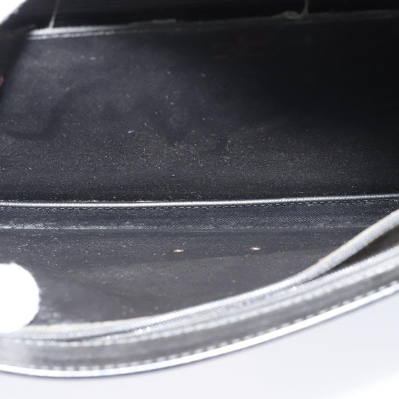 LOUIS VUITTON Epi Porte Documents Bandouliere Black M54462 LV Auth 122570