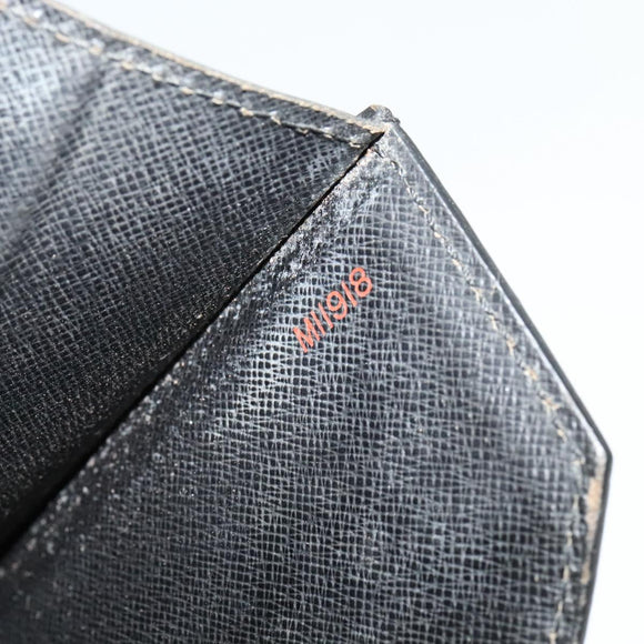 LOUIS VUITTON Epi Porte Documents Bandouliere Black M54462 LV Auth 122570