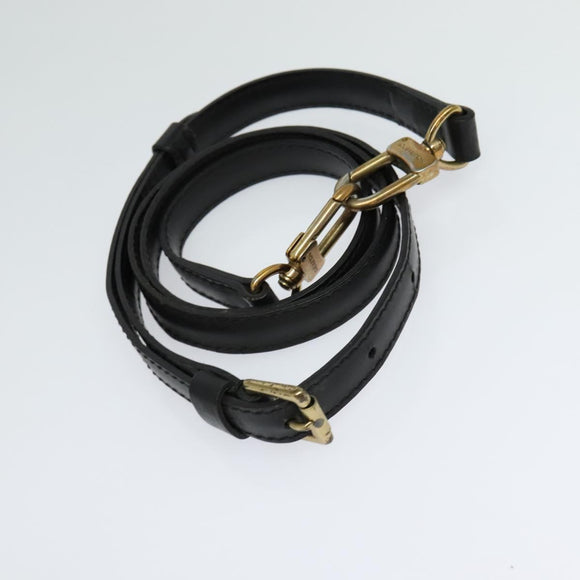 LOUIS VUITTON Epi Porte Documents Bandouliere Black M54462 LV Auth 122570