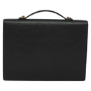 LOUIS VUITTON Epi Porte Documents Bandouliere Black M54462 LV Auth 122570-2