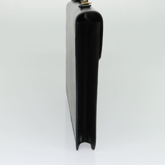 LOUIS VUITTON Epi Porte Documents Bandouliere Black M54462 LV Auth 122570