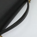 LOUIS VUITTON Epi Porte Documents Bandouliere Black M54462 LV Auth 122570-7