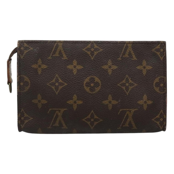 LOUIS VUITTON Monogram Bucket PM Accessory Pouch LV Auth 122577