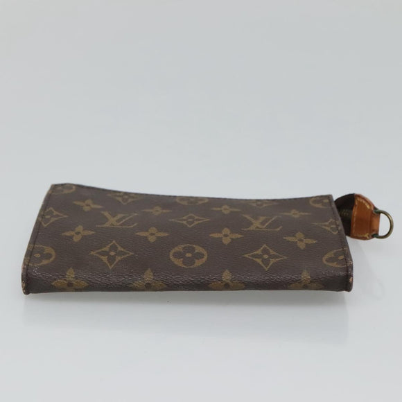 LOUIS VUITTON Monogram Bucket PM Accessory Pouch LV Auth 122577