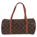 LOUIS VUITTON Monogram Papillon 30 Hand Bag M51385 LV Auth 122582V-2