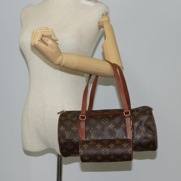 LOUIS VUITTON Monogram Papillon 30 Hand Bag M51385 LV Auth 122582V