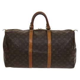 LOUIS VUITTON Monogram Keepall 50 Boston Bag M41426 LV Auth 122589 - 0