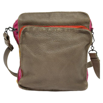 BOTTEGA VENETA INTRECCIATO Shoulder Bag Leather Multicolor Auth 122604 - 0