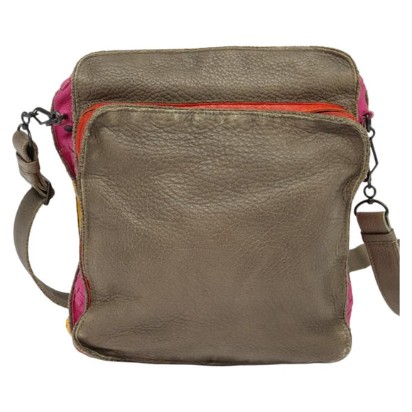 BOTTEGA VENETA INTRECCIATO Shoulder Bag Leather Multicolor Auth 122604