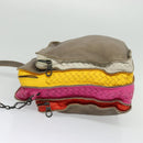 BOTTEGA VENETA INTRECCIATO Shoulder Bag Leather Multicolor Auth 122604-3