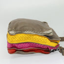 BOTTEGA VENETA INTRECCIATO Shoulder Bag Leather Multicolor Auth 122604-4