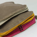 BOTTEGA VENETA INTRECCIATO Shoulder Bag Leather Multicolor Auth 122604-6