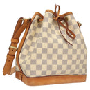 LOUIS VUITTON Damier Azur Noe BB Shoulder Bag N41220 LV Auth 122607-1