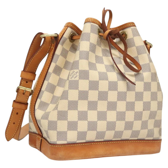 LOUIS VUITTON Damier Azur Noe BB Shoulder Bag N41220 LV Auth 122607
