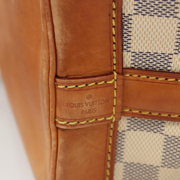 LOUIS VUITTON Damier Azur Noe BB Shoulder Bag N41220 LV Auth 122607