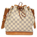 LOUIS VUITTON Damier Azur Noe BB Shoulder Bag N41220 LV Auth 122607-13
