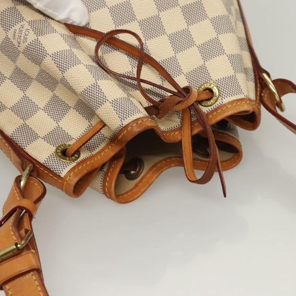 LOUIS VUITTON Damier Azur Noe BB Shoulder Bag N41220 LV Auth 122607