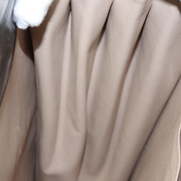 CHANEL Choco Bar Chain Shoulder Bag Patent leather Black CC Auth 122608