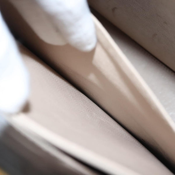 CHANEL Choco Bar Chain Shoulder Bag Patent leather Black CC Auth 122608